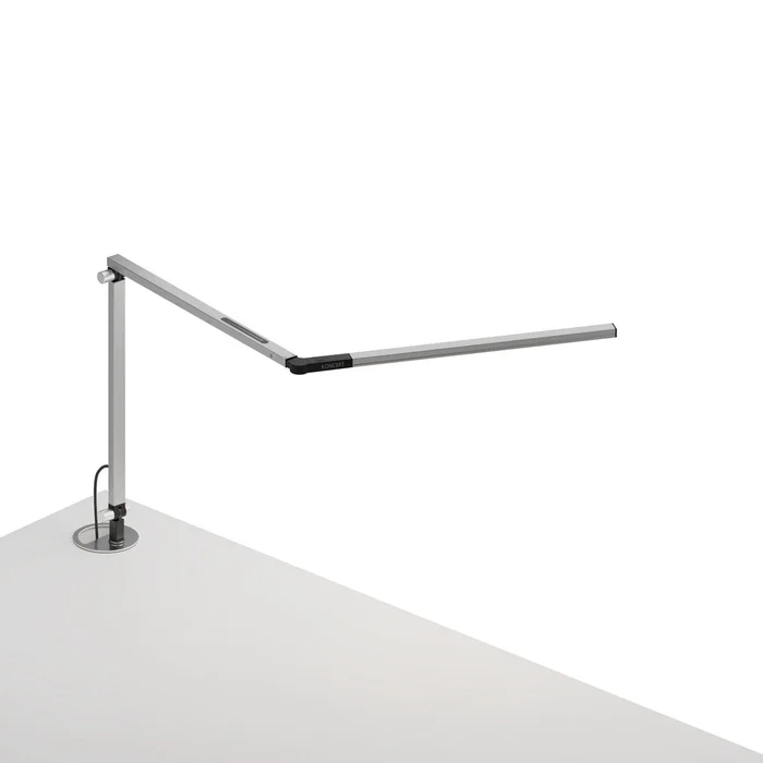 Koncept AR3100-WD-SIL-GRM Z-Bar LED Desk Lamp, Silver
