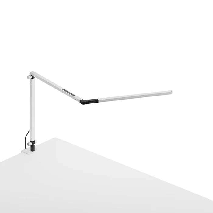 Koncept AR3100-WD-WHT-CLP Z-Bar LED Desk Lamp, White
