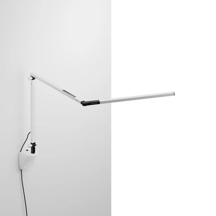 Koncept AR3100-WD-WHT-WAL Z-Bar LED Desk Lamp, White