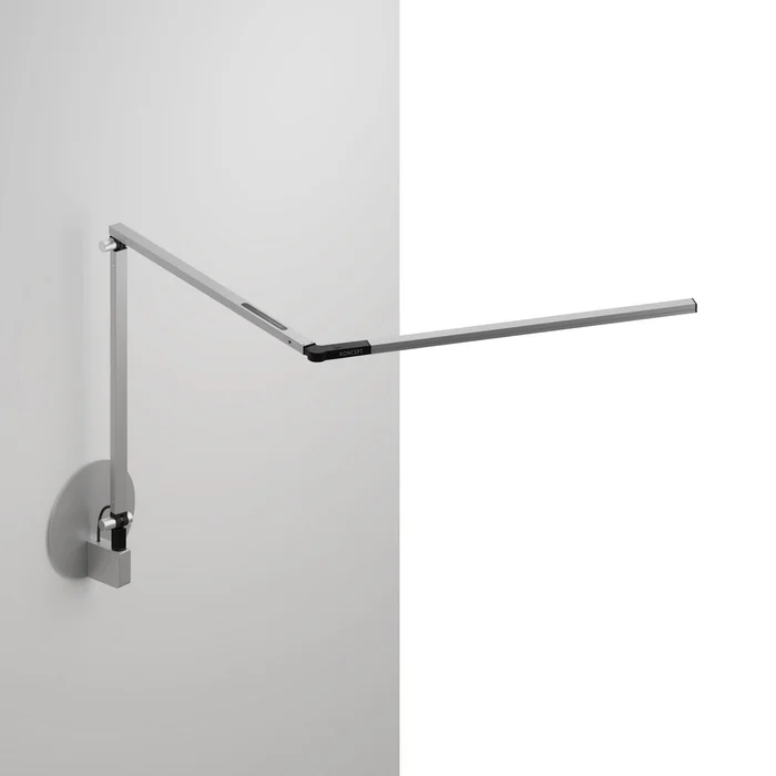 Koncept AR3200-CD-SIL-HWS Z-Bar LED Desk Lamp, Silver