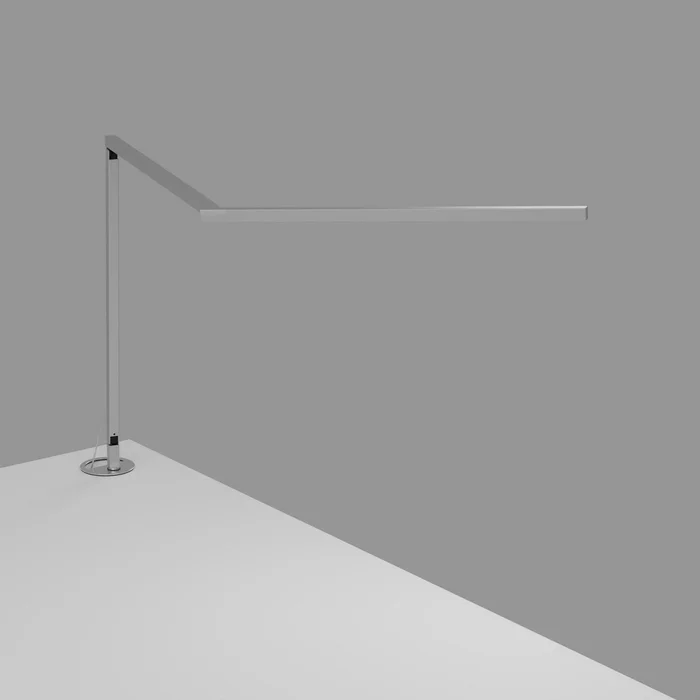 Koncept ZBD3000-D-SIL-STD-GRM Z-Bar LED Desk Lamp, Silver