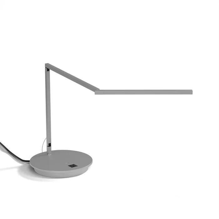 Koncept ZBD3100-D-SIL-PWD Z-Bar LED Desk Lamp, Silver
