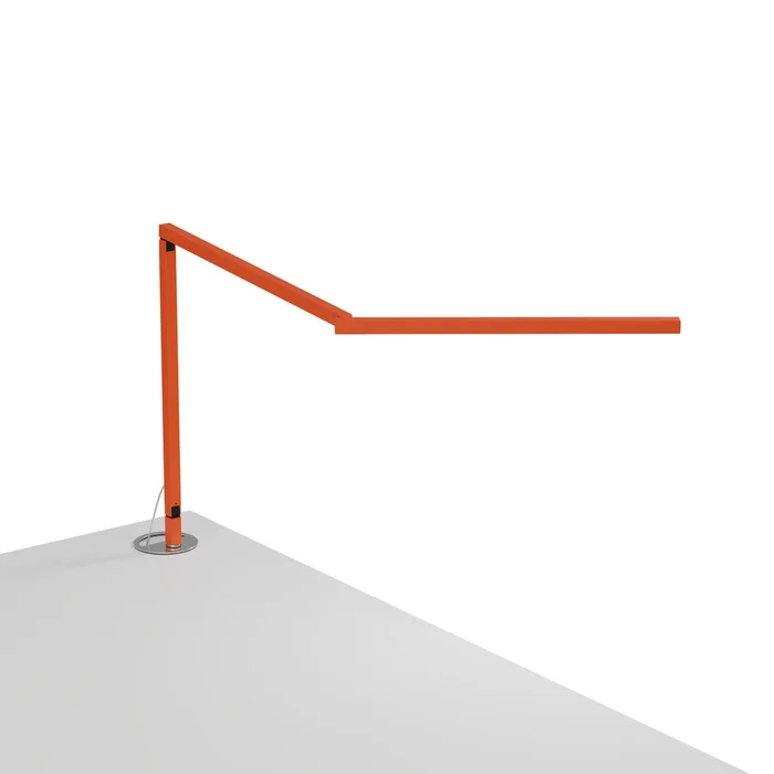 Koncept ZBD3100-W-MOR-GRM Z-Bar LED Desk Lamp, Matte Orange