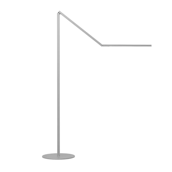 Koncept ZBF5000-SIL Z-Bar LED Floor Lamp, Silver