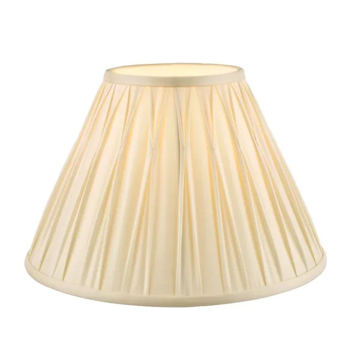 Laura Ashley Fenn Silk Empire Drum Shade Ivory 35cm/14 inch • LA3188870-Q