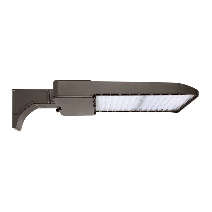 LED Area Light, 34,000 Lumens, 240W, 5000K, Type 3, 120-277V, Arm, Slip Fitter and Wall Mount Options
