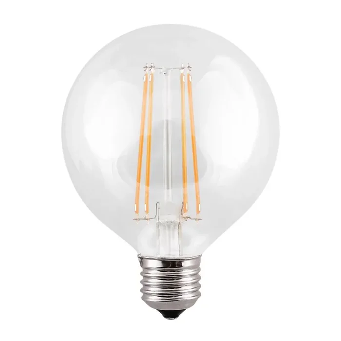 LED E27 8w Globe Clear Warm White