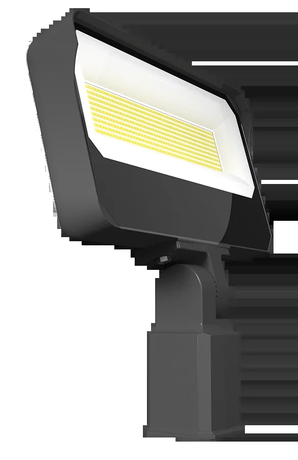 LED Flood Light, 24,168 Lumen Max, Wattage and CCT Selectable, 120-277V, Bronze or White Finish