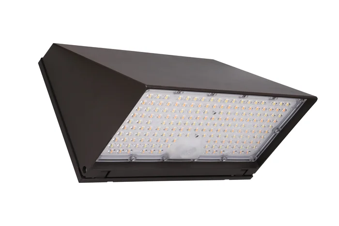 LED Traditional Cutoff Wall Pack, 17,760 Lumen Max, Wattage and CCT Selectable, Integrated Photocell, 120-277V