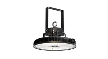 LED UFO High Bay, 85,000 Lumen Max, Wattage and CCT Selectable, 120-277V, Black Finish