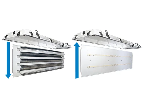 LED Vapor Tight High Bay Retrofit, 80W, 5000K