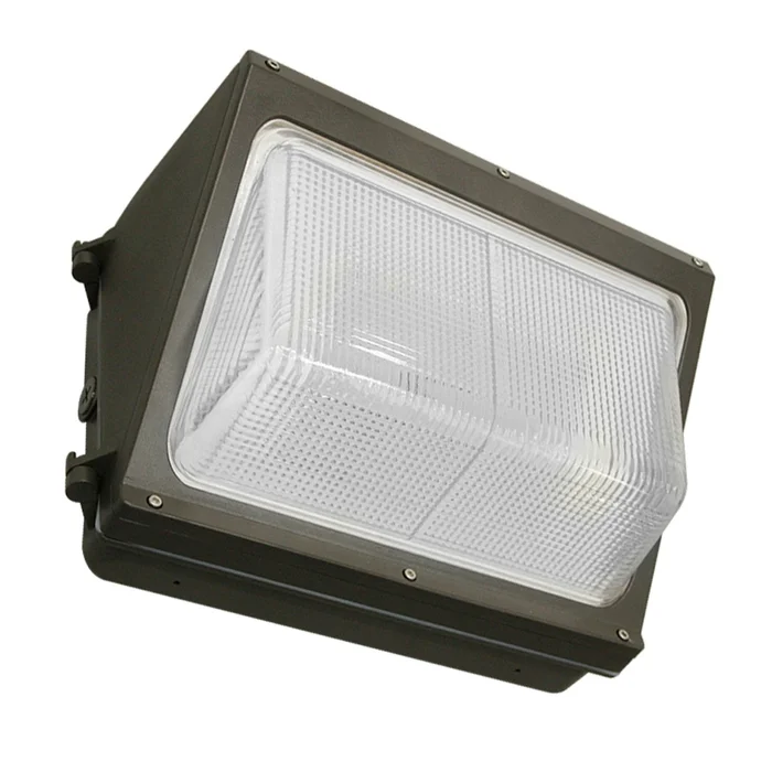 LED Wall Pack, 8,700 Lumen Max, Wattage, CCT and Optic Selectable, Integrated Photocell, 120-347V, Bronze, Black or White Finish