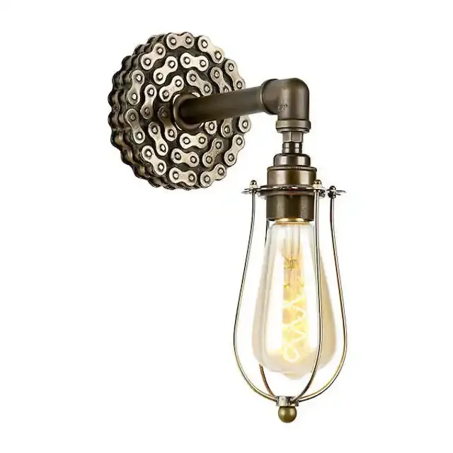 Loxley Bronze with Cage Wall Light