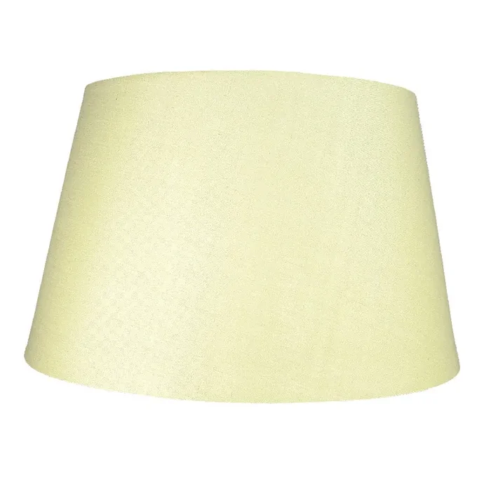 Loxton PMCD10CRM Cream 10″ Rolled Edge Vintage Drum Cotton Fabric Lampshade