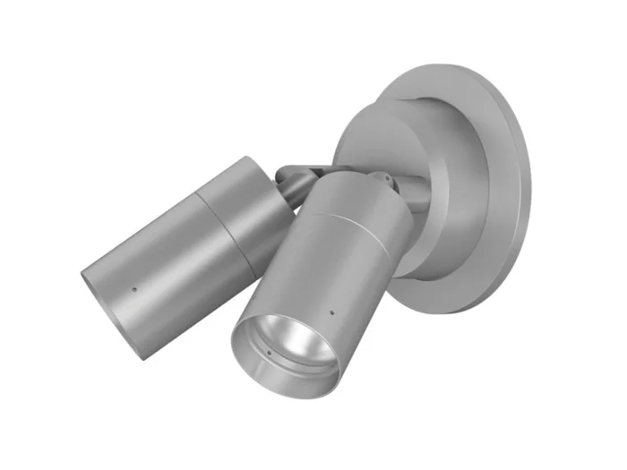 Lumiere 1003-A2-RCS-RW-LED2790-F-BZ-L2-UNV-RSM Lanterra LED Two Head Accent/Flood Light, Round Surface Mount, 2700K 90CRI 20W, Flood Beam Angle, Bronze