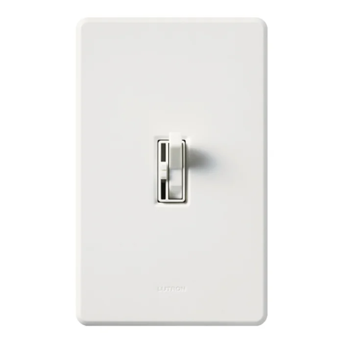Lutron AYFSQ-F-WH Ariadni Toggle Quiet 3-Speed Fan Control, Single Pole/3-Way, 1.5A, White