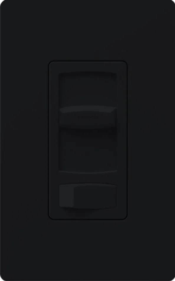Lutron CT-103P-BL Skylark Contour Incandescent Dimmer, Single Pole/3-Way, 1000W Incandescent/Halogen, Black