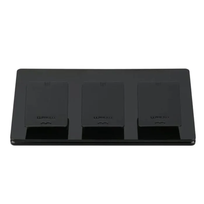 Lutron L-PED3-BL Pico Wireless Tabletop Triple Pedestal, Black