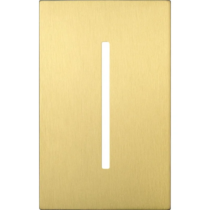 Lutron LWT-G-SB Grafik T 1-Gang Wallplate, Satin Brass