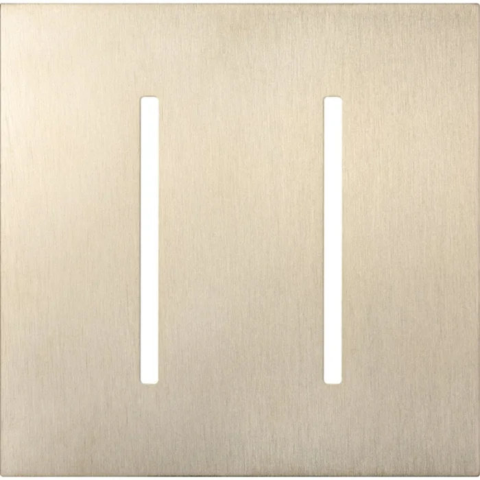Lutron LWT-GG-SN Grafik T 2-Gang Wallplate, Satin Nickel