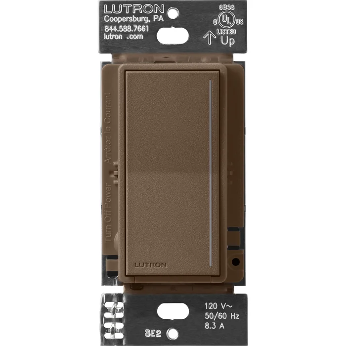 Lutron RRST-RD-EP RadioRA 3 Sunnata RF Companion Dimmer, 120V, For Use With RRST-PRO-N, Espresso