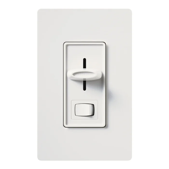 Lutron S-103P-WH Skylark Dimmer with On/Off Switch, 3-Way, 1000W Incandescent/Halogen, White