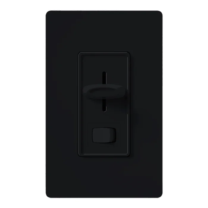 Lutron SLV-603P-BL Skylark Dimmer with On/Off Switch, 3-Way, 600VA (450W) Magnetic Low Voltage, Black
