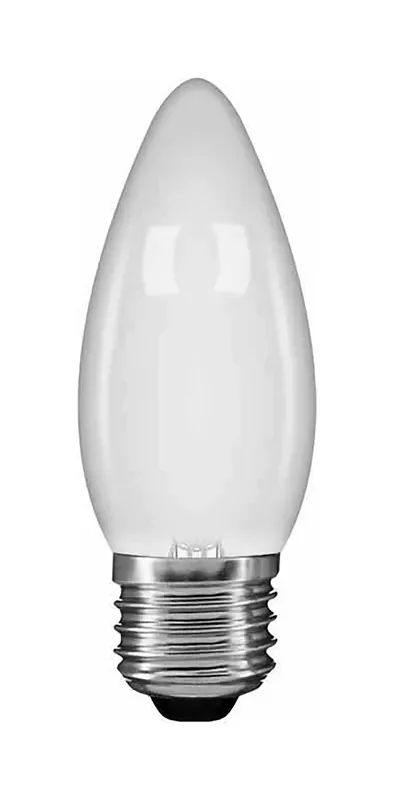 Luxram Candle 35mm E27 Opal 60W Incandescent/T • 027427060