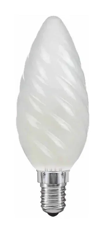 Luxram Candle 45mm Twisted Frosted E14 60W • 025114060