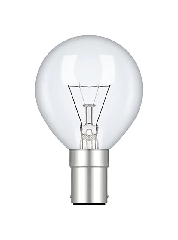 Luxram Golf Ball B15D Clear 60W Incandescent/T • 038015060