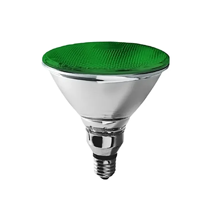 Luxram Par38 E27 Aluminium 80W Green 38° Halogen • 158414084
