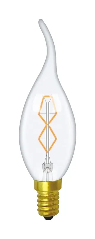 Luxram Rustica Candle Tips/S E14 Clear 25W • 015018025