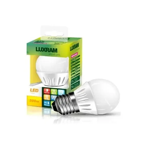 Luxram Value LED Ball Plus E27 3.5W Warm White 3000K 280lm • 755281033