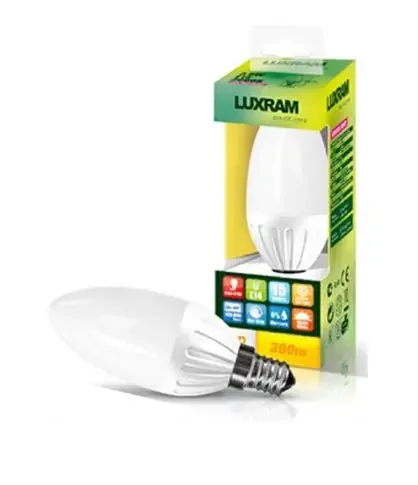 Luxram Value LED Candle Plus E14 3.5W Warm White 3000K 280lm • 753155033