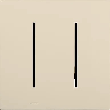 LWT-GG-LA Multigang Wallplate For Grafik T Controls, Two-gang For 2 Dimmers