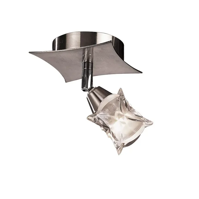 Mantra M0041/S Rosa Del Desierto Spot 1 Switched Light G9 With Adjustable Head, Satin Nickel • M0041/S