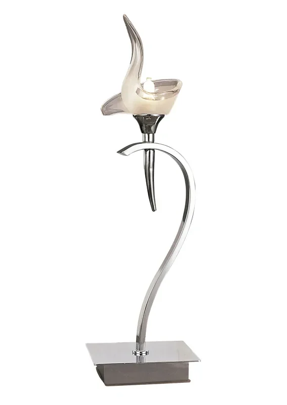 Mantra M0329 Viena Table Lamp 1 Light G9, Polished Chrome • M0329