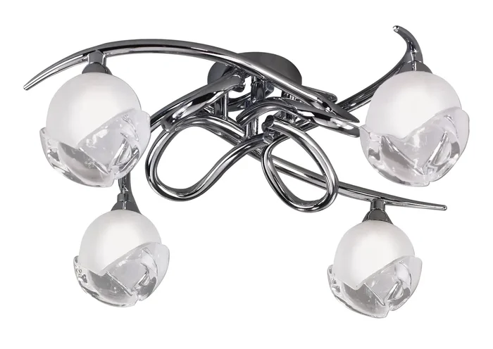 Mantra M0807 Fragma Ceiling 4 Light G9, Polished Chrome • M0807