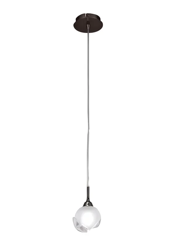 Mantra M0811BC Fragma Pendant 1 Light G9, Black Chrome • M0811BC