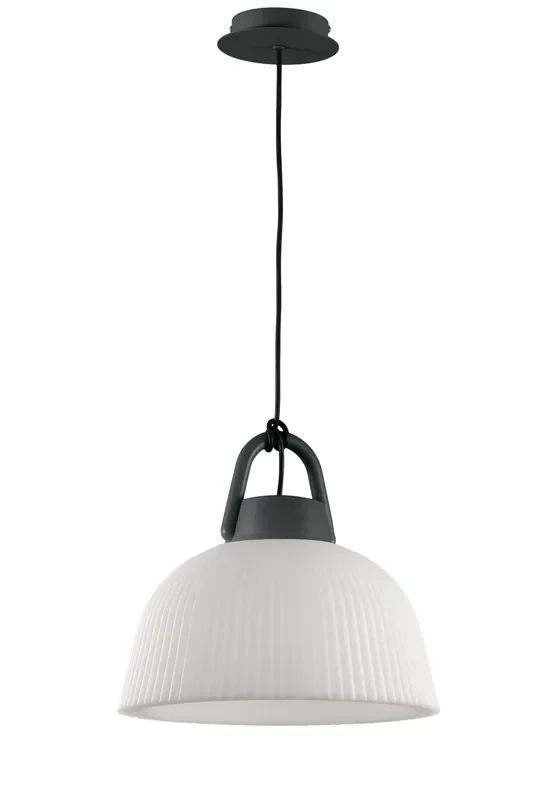Mantra M6211 Kinke Pendant, 1 x E27, IP65, Anthracite, 2yrs Warranty • M6211