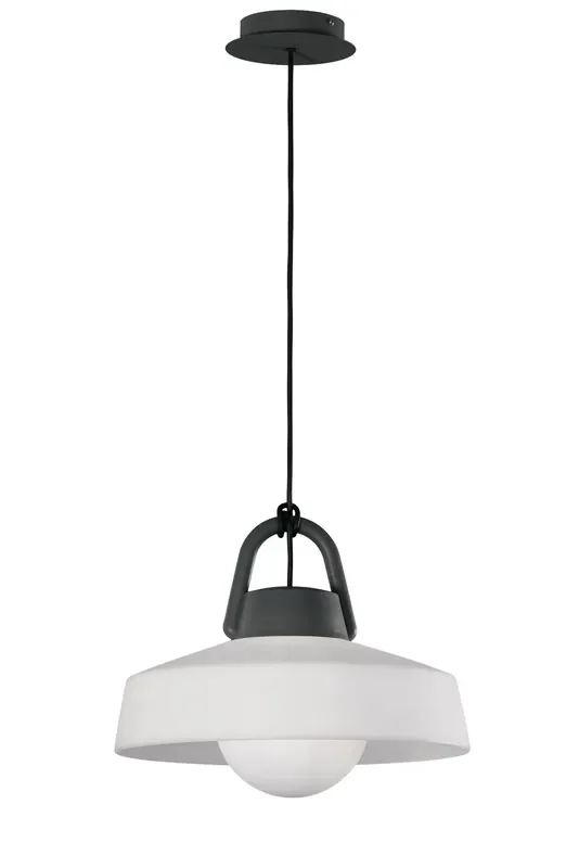 Mantra M6212 Kinke Pendant, 1 x E27, IP65, Anthracite, 2yrs Warranty • M6212