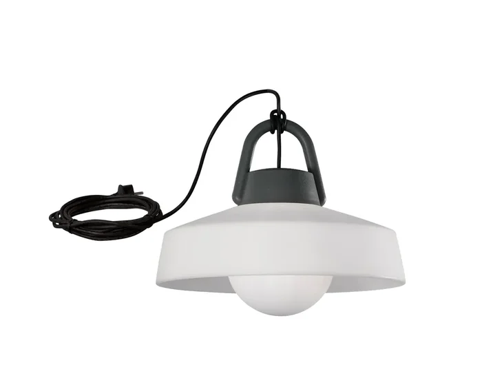 Mantra M6217 Kinke Pendant, 1 x E27, IP65, Anthracite, 2yrs Warranty • M6217