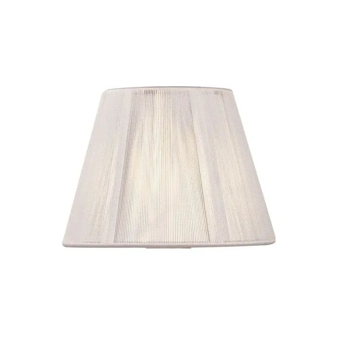 Mantra MS040 Silk String Shade Ivory White 190/300mm x 195mm • MS040