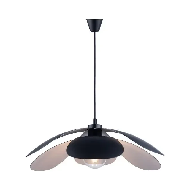 Maple Black with White Inside Pendant Light