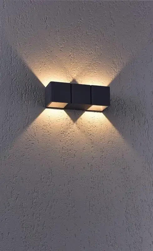 MARCEL 2 Light Anthricite LED Wall Light