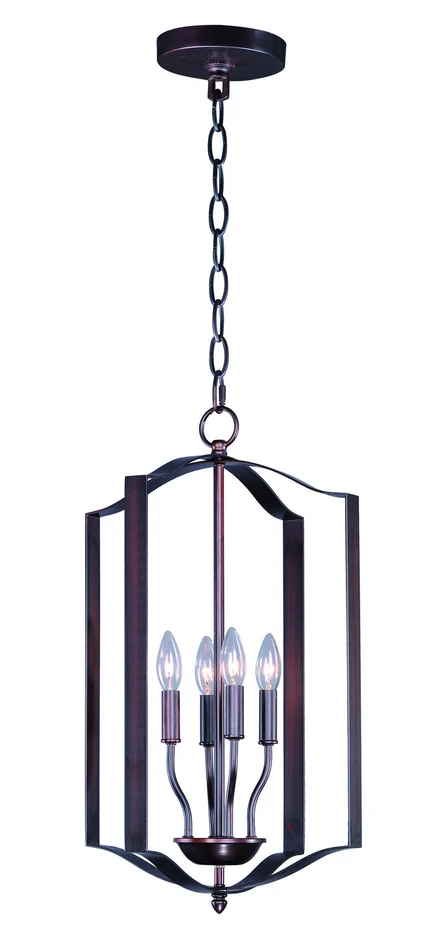 Maxim 10036OI Provident Four Light Chandelier, Oil Rubbed Bronze