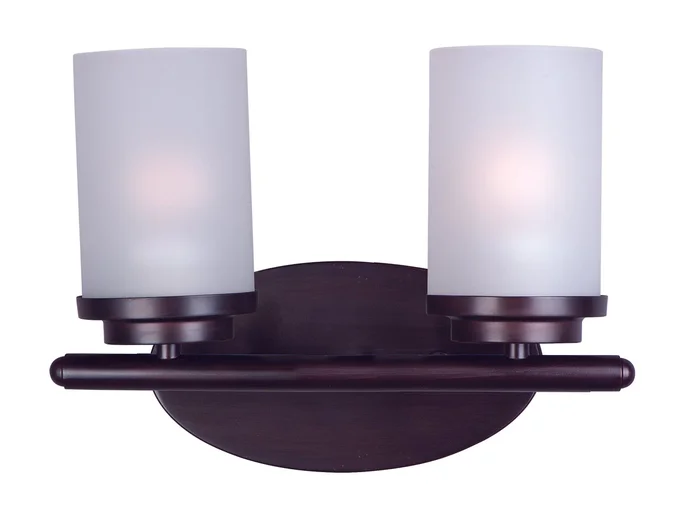 Maxim 10212FTOI Corona Two Light Bath Vanity, Oil Rubbed Bronze