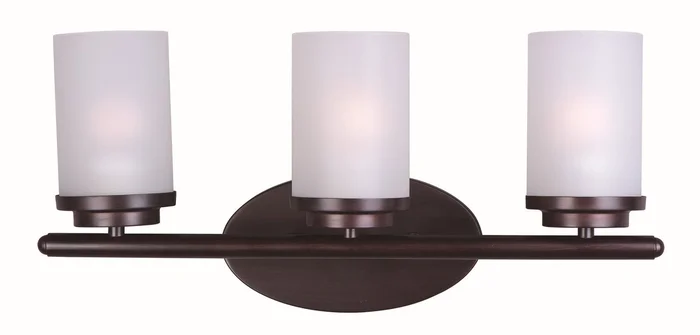 Maxim 10213FTOI Corona Three Light Bath Vanity, Oil Rubbed Bronze