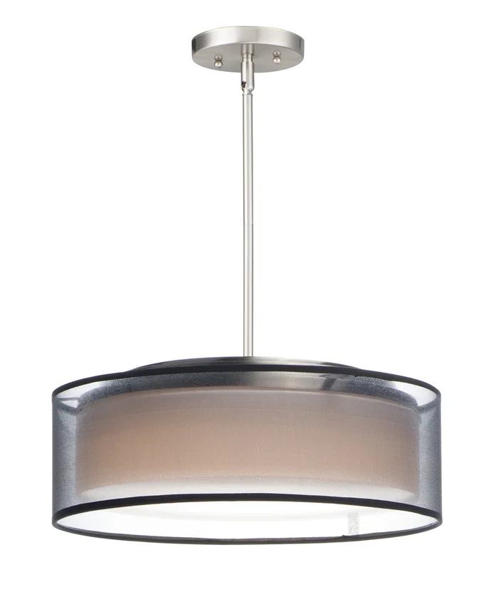 Maxim 10224BOSN Prime LED Pendant, Satin Nickel