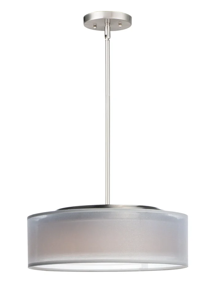 Maxim 10224WOSN Prime LED Pendant, Satin Nickel